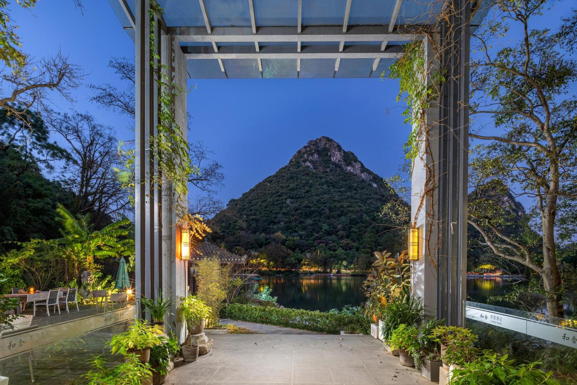 Guilin Heshe Lakeside Resort-Free Pick Up Service Stay Two Nights Экстерьер фото