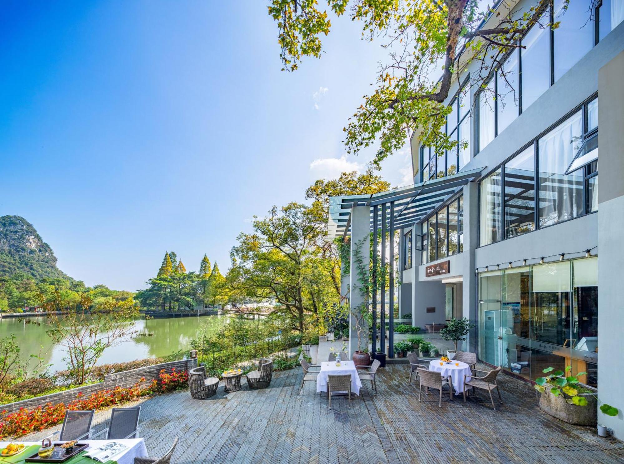 Guilin Heshe Lakeside Resort-Free Pick Up Service Stay Two Nights Экстерьер фото
