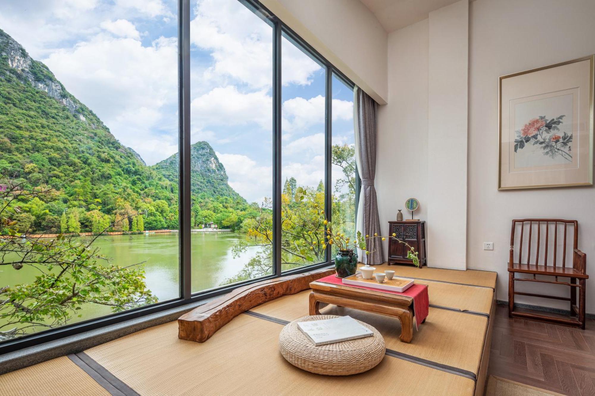 Guilin Heshe Lakeside Resort-Free Pick Up Service Stay Two Nights Экстерьер фото